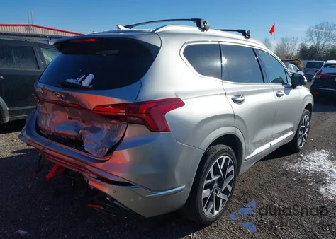 2021 Hyundai Santa Fe Calligraphy from USA, damaged, VIN 5NMS5DAL4MH367757